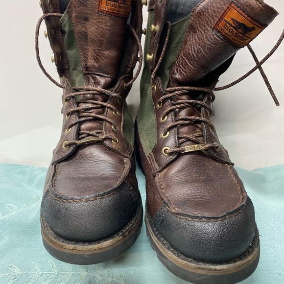 Irish Setter Boots Men's 11 846 Wingshooter Gore-Tex Waterproof Leather Hunting - Picture 6 of 11